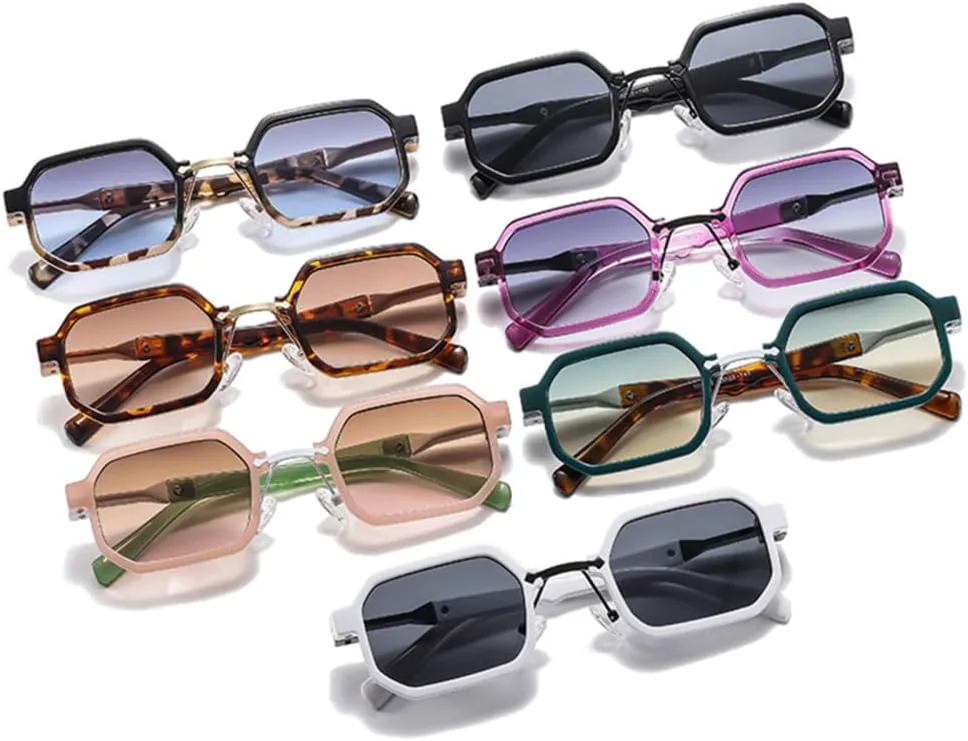 Женские солнцезащитные очки в стиле панк, двухцветные, с защитой от УФ-излучения UV400; мужские солнцезащитные очки с градиентным покрытием LANGSER, Green Green Tea
Женские солнцезащитные очки в стиле панк, двухцветные, с защитой от УФ-излучения UV400; мужские солнцезащитные очки с градиентным покрытием LANGSER, Green Green Tea