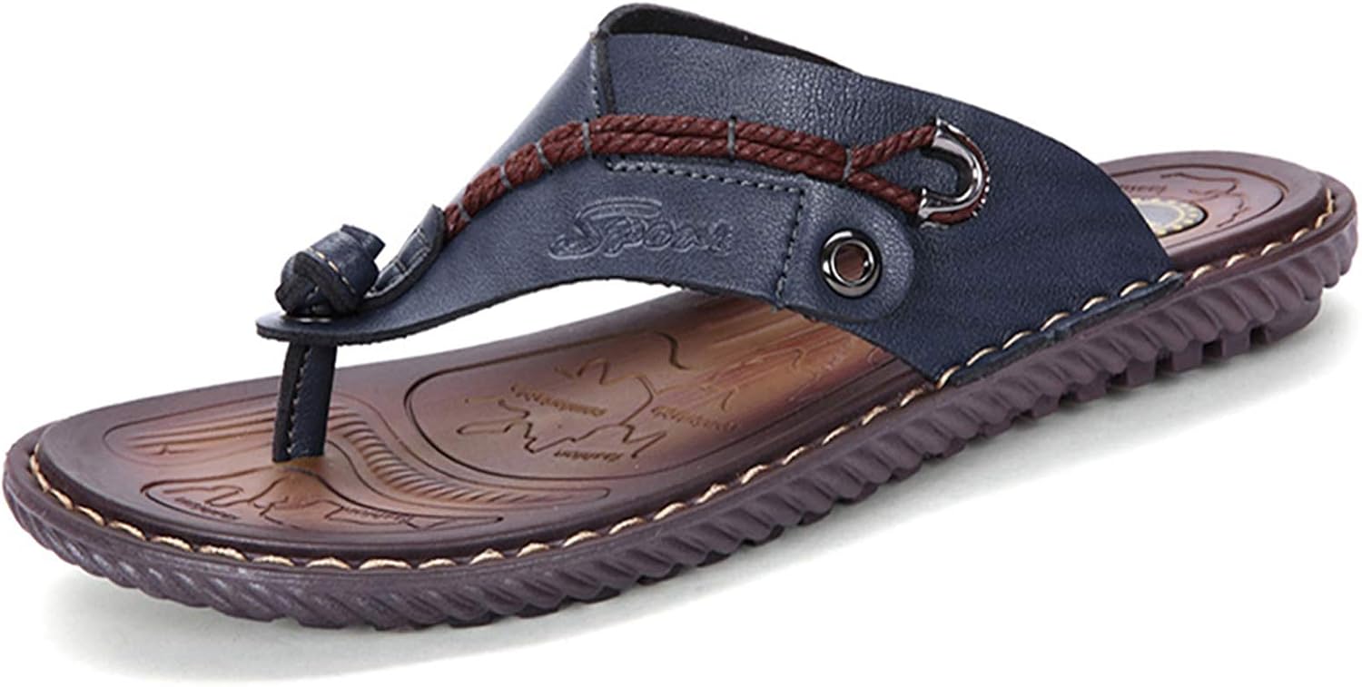 Мужские шлепанцы MXTSH, повседневные кожаные домашние сандалии с резиновой подошвой, синий
Мужские шлепанцы MXTSH, повседневные кожаные домашние сандалии с резиновой подошвой, синий