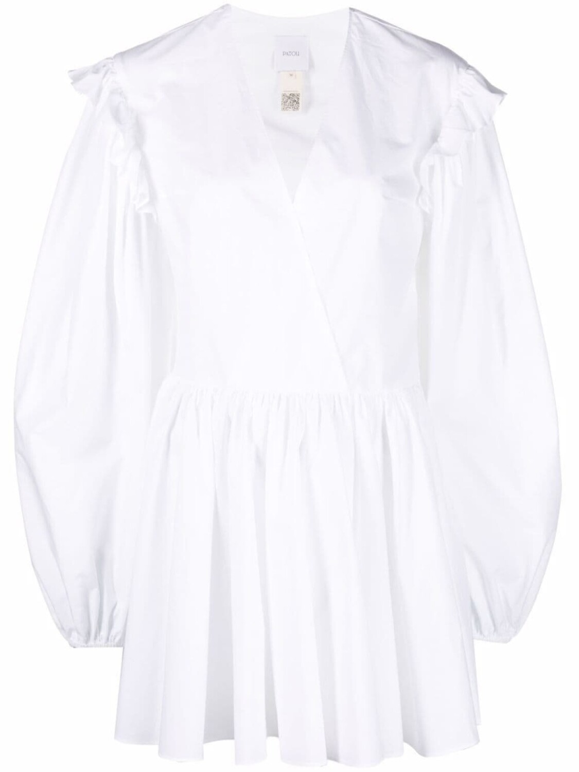 Patou платье с V-образным вырезом, белый
Patou платье с V-образным вырезом, белый