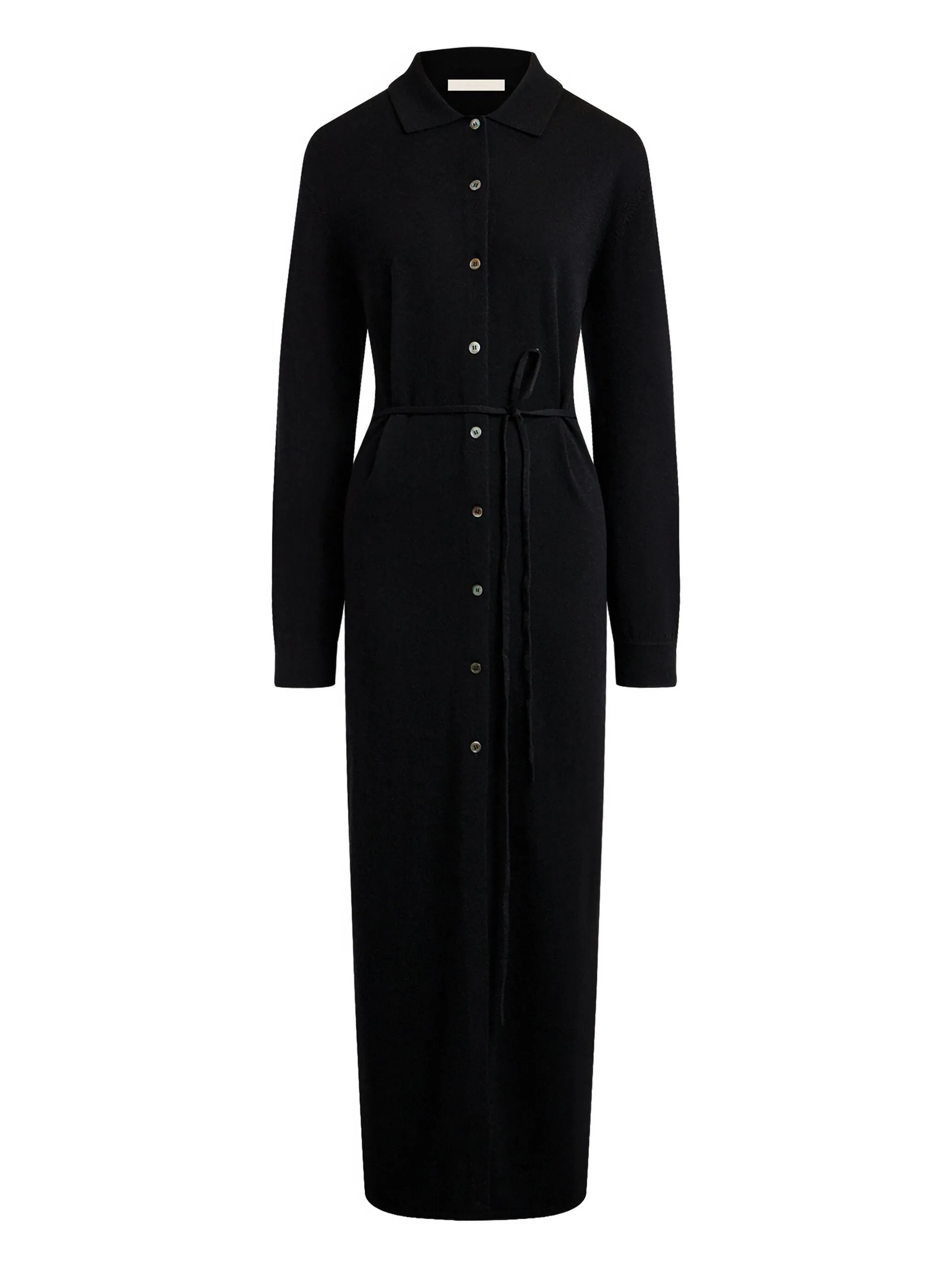 Платье-рубашка на пуговицах 12 Storeez, черный
Платье-рубашка на пуговицах 12 Storeez, черный