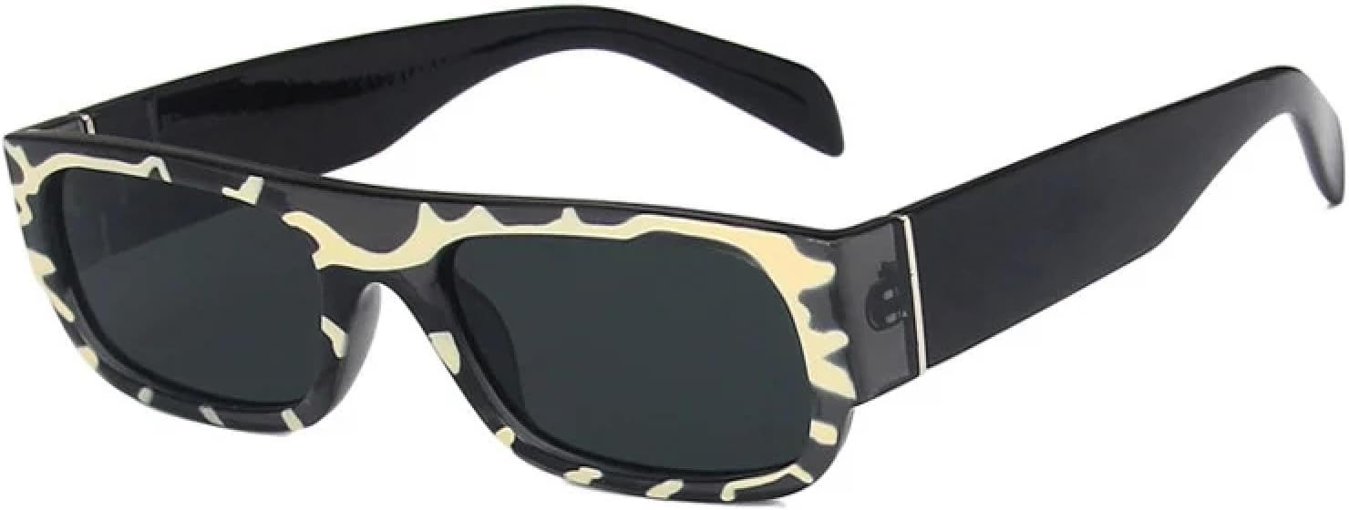 Ретро маленькие прямоугольные женские солнцезащитные очки, модные, цвета шампанского, фиолетовые, с защитой от УФ-излучения UV400, трендовые мужские очки HHZZYVY, Pattern Gray
Ретро маленькие прямоугольные женские солнцезащитные очки, модные, цвета шампанского, фиолетовые, с защитой от УФ-излучения UV400, трендовые мужские очки HHZZYVY, Pattern Gray