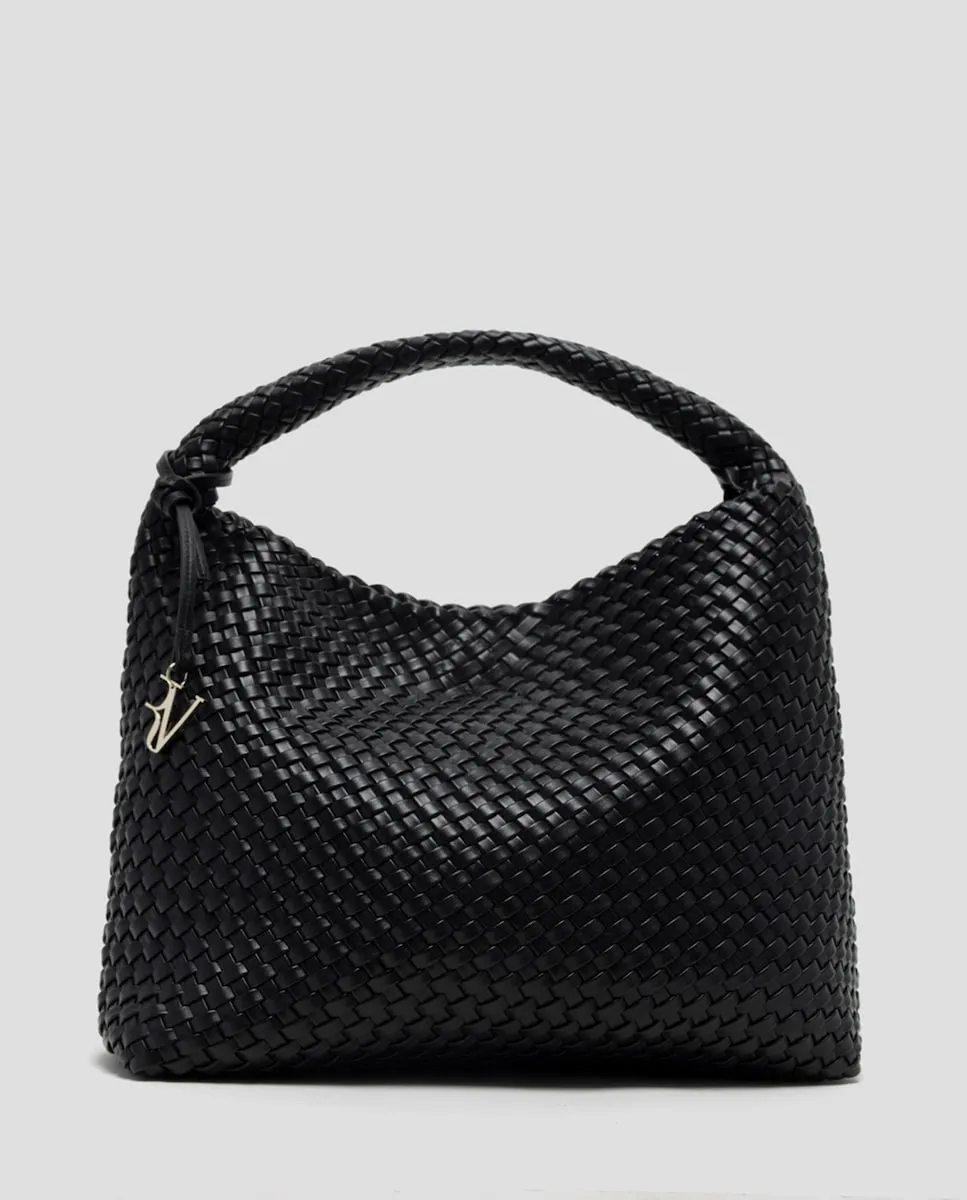 Плетеная кожаная сумка через плечо с логотипом RV Roberto Verino, черный
Плетеная кожаная сумка через плечо с логотипом RV Roberto Verino, черный