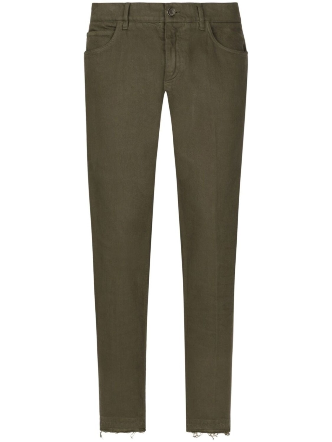 Dolce & Gabbana джинсы узкого кроя, зеленый 
Dolce & Gabbana джинсы узкого кроя, зеленый