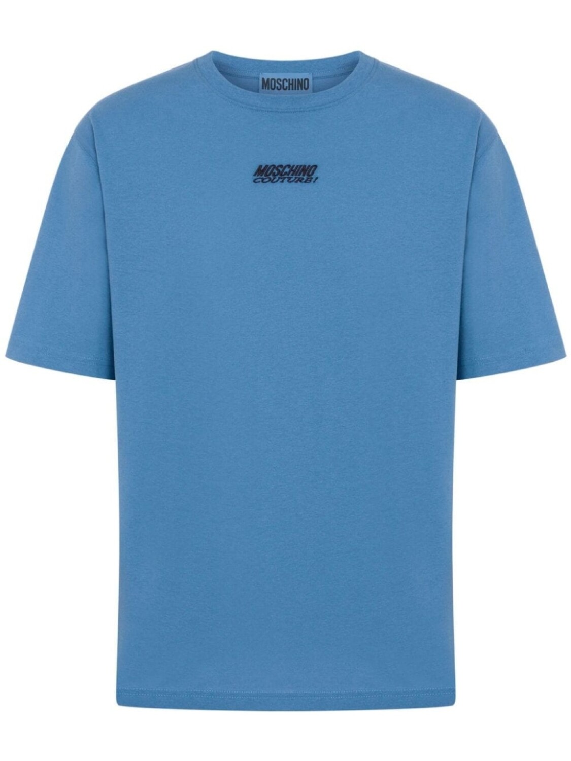 Moschino футболка с вышитым логотипом, синий
Moschino футболка с вышитым логотипом, синий