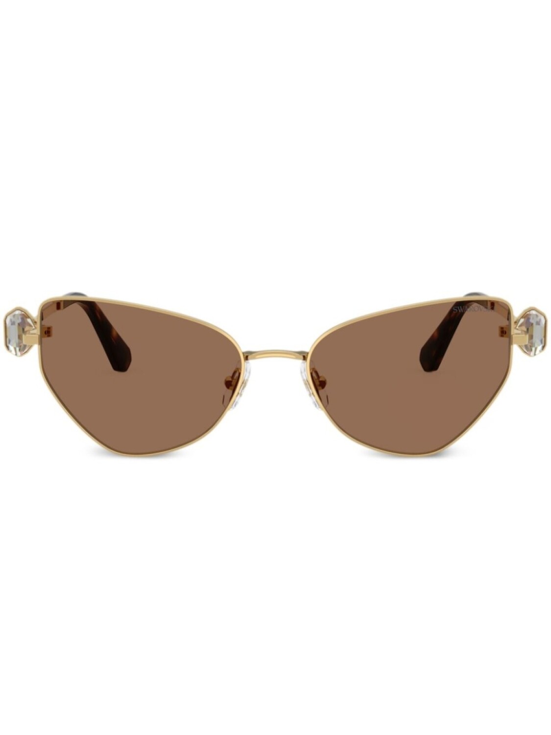 Солнцезащитные очки в оправе 'кошачий глаз' Swarovski, золотой
Солнцезащитные очки в оправе 'кошачий глаз' Swarovski, золотой