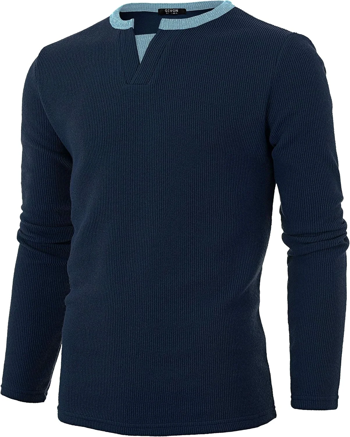 Мужской свитер GIVON Slim Fit V-образный вырез с планкой
Мужской свитер GIVON Slim Fit V-образный вырез с планкой