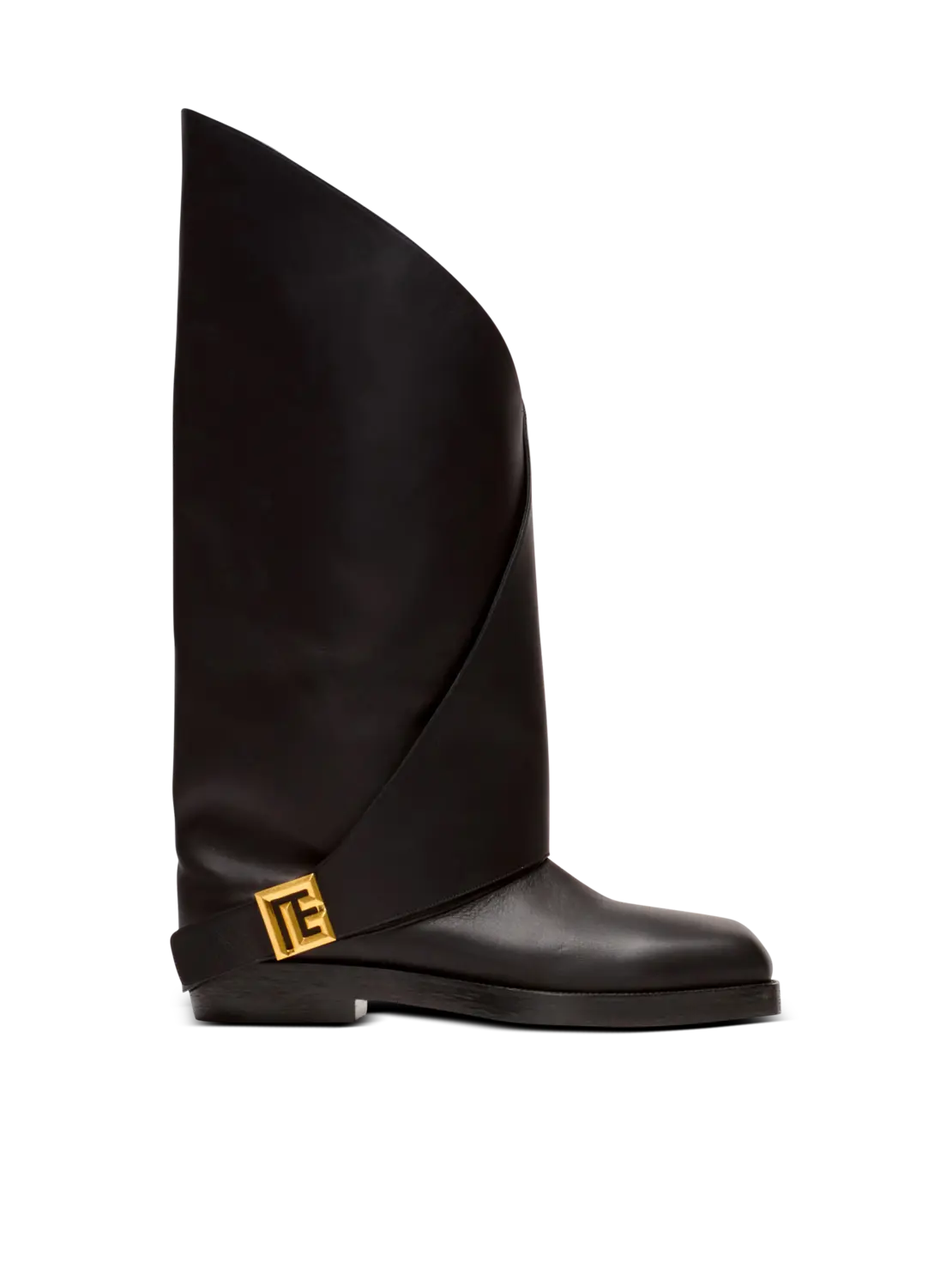 Кожаные ботинки Twist без каблука Balmain, черный
Кожаные ботинки Twist без каблука Balmain, черный