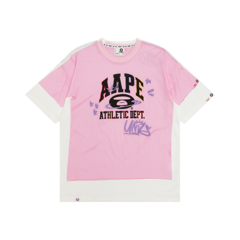 Футболка с принтом от A Bathing APE Aape, розовый
Футболка с принтом от A Bathing APE Aape, розовый