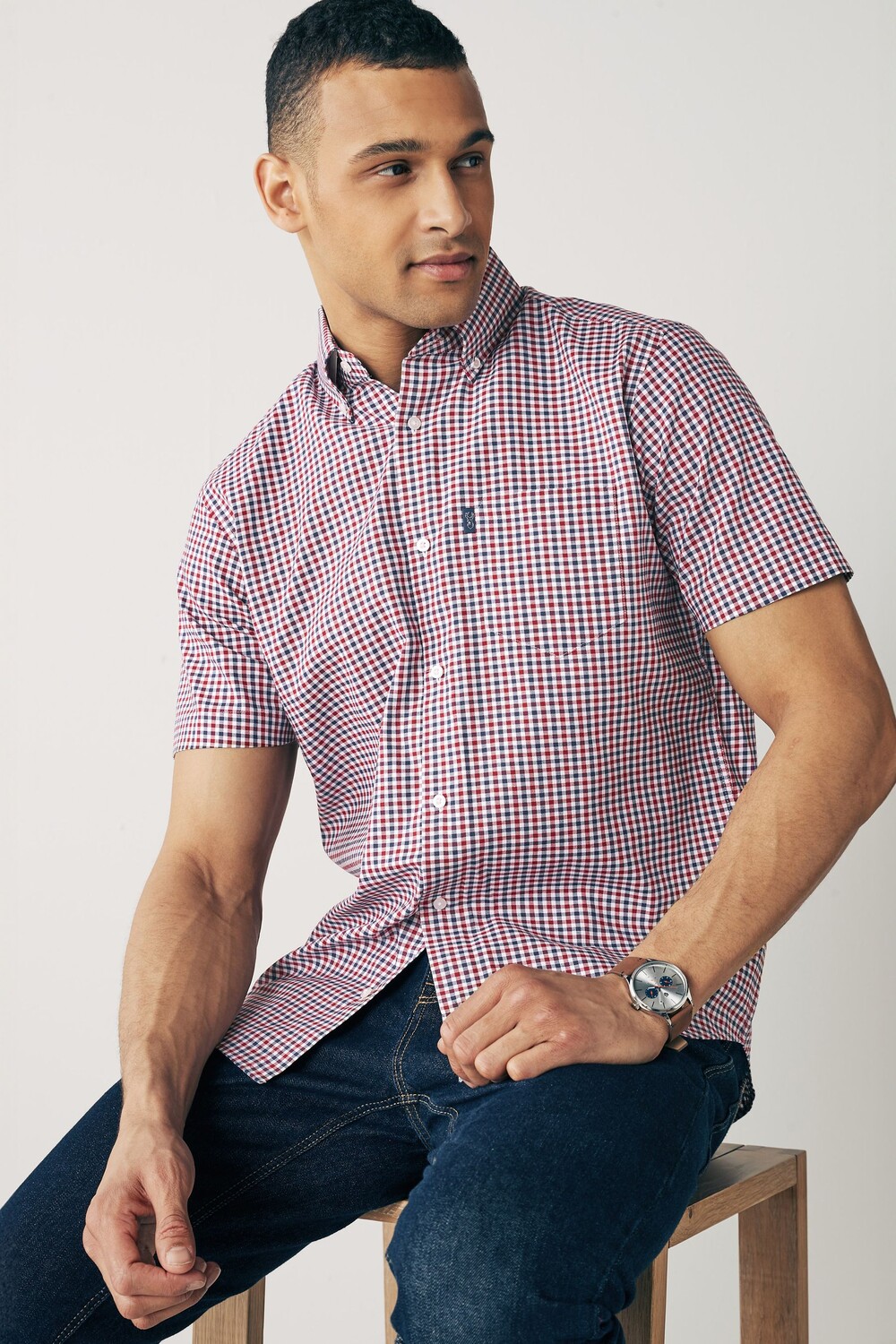 Рубашка-Оксфорд на пуговицах которую легко гладить Next, красный
Рубашка-Оксфорд на пуговицах которую легко гладить Next, красный