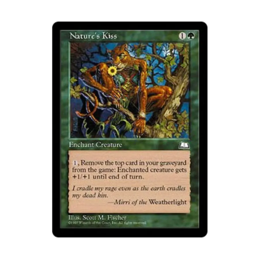 CCG Поцелуй природы (С), MTG - Weatherlight
CCG Поцелуй природы (С), MTG - Weatherlight