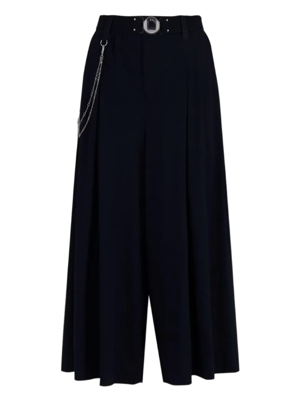 Брюки с плиссировкой и цепочками High, черный 
Брюки с плиссировкой и цепочками High, черный