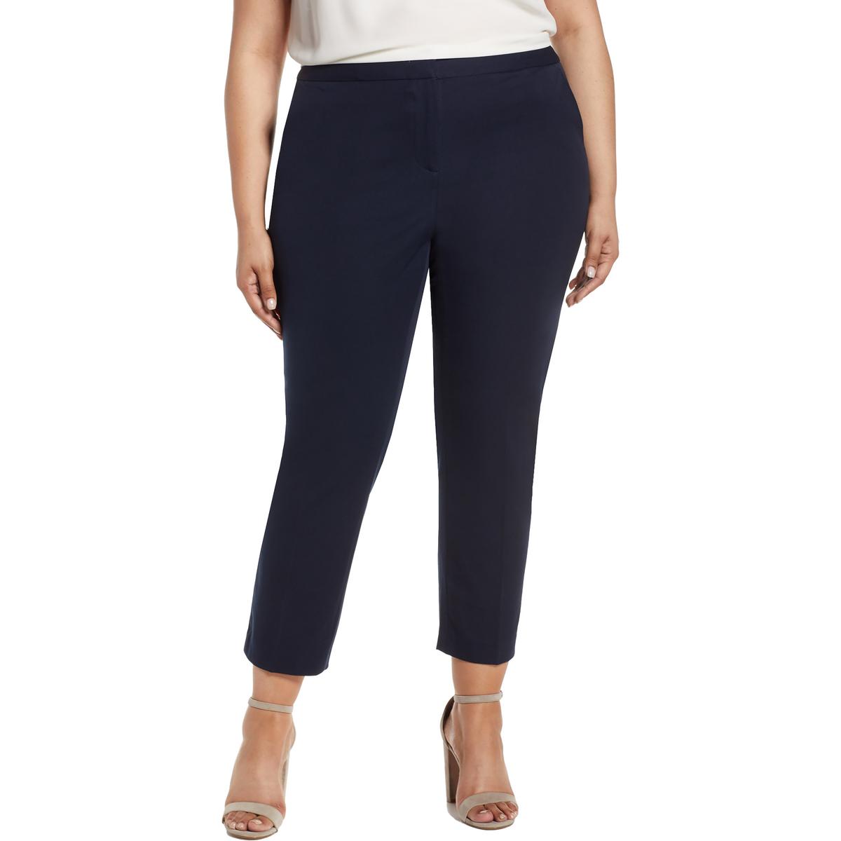 Женские укороченные брюки прямого покроя из твила Plus Vince Camuto, цвет classic navy
Женские укороченные брюки прямого покроя из твила Plus Vince Camuto, цвет classic navy