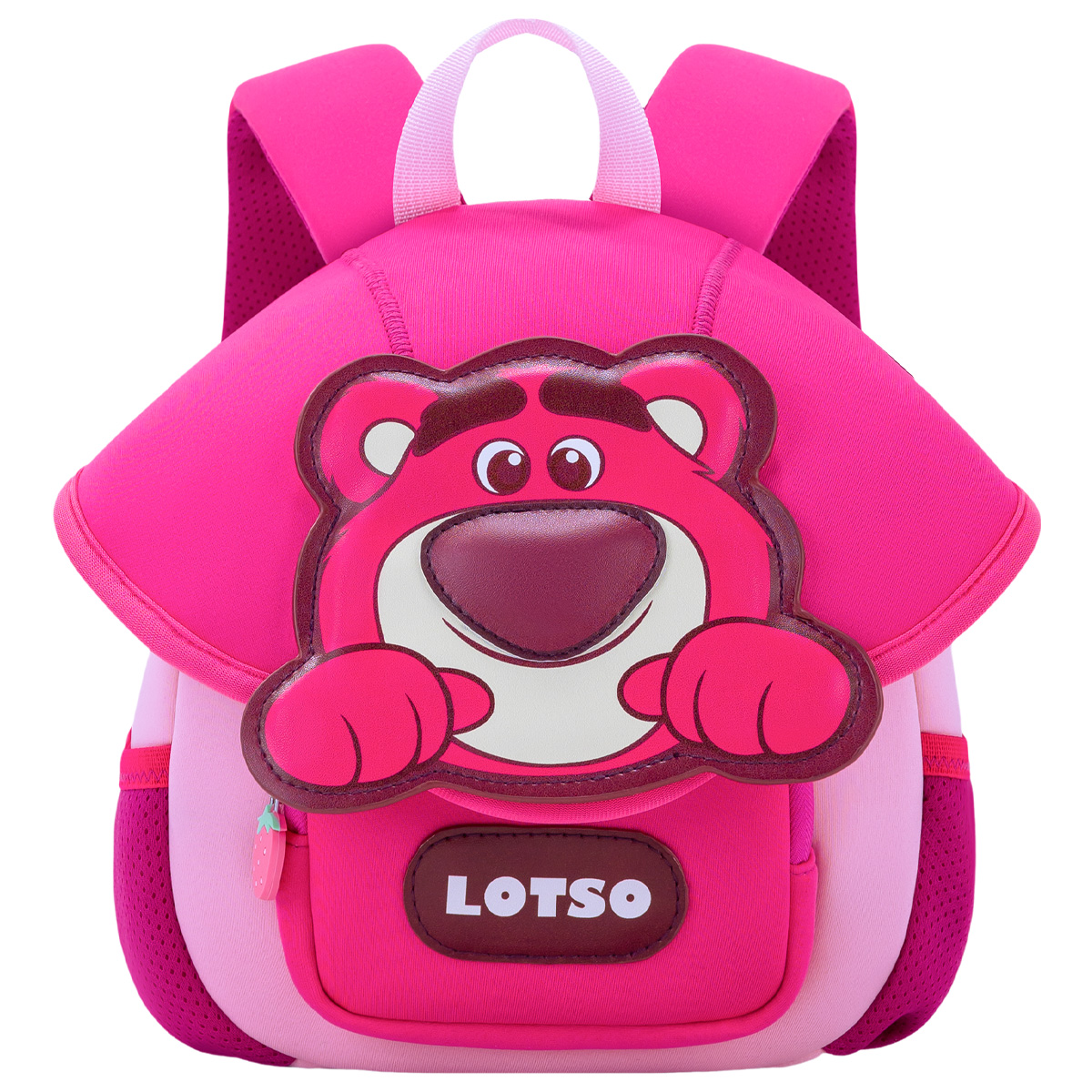 Disney Сумка-рюкзак для малышей серии Strawberry Bear из неопрена с покрытием PU, детский розовый/синий
Disney Сумка-рюкзак для малышей серии Strawberry Bear из неопрена с покрытием PU, детский розовый/синий