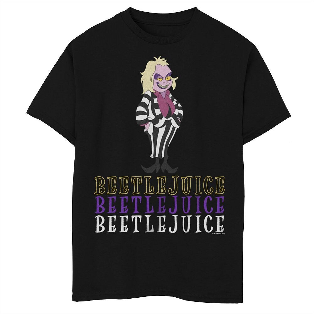 Футболка с рисунком из мультфильма Beetlejuice для мальчиков Licensed Character, черный
Футболка с рисунком из мультфильма Beetlejuice для мальчиков Licensed Character, черный