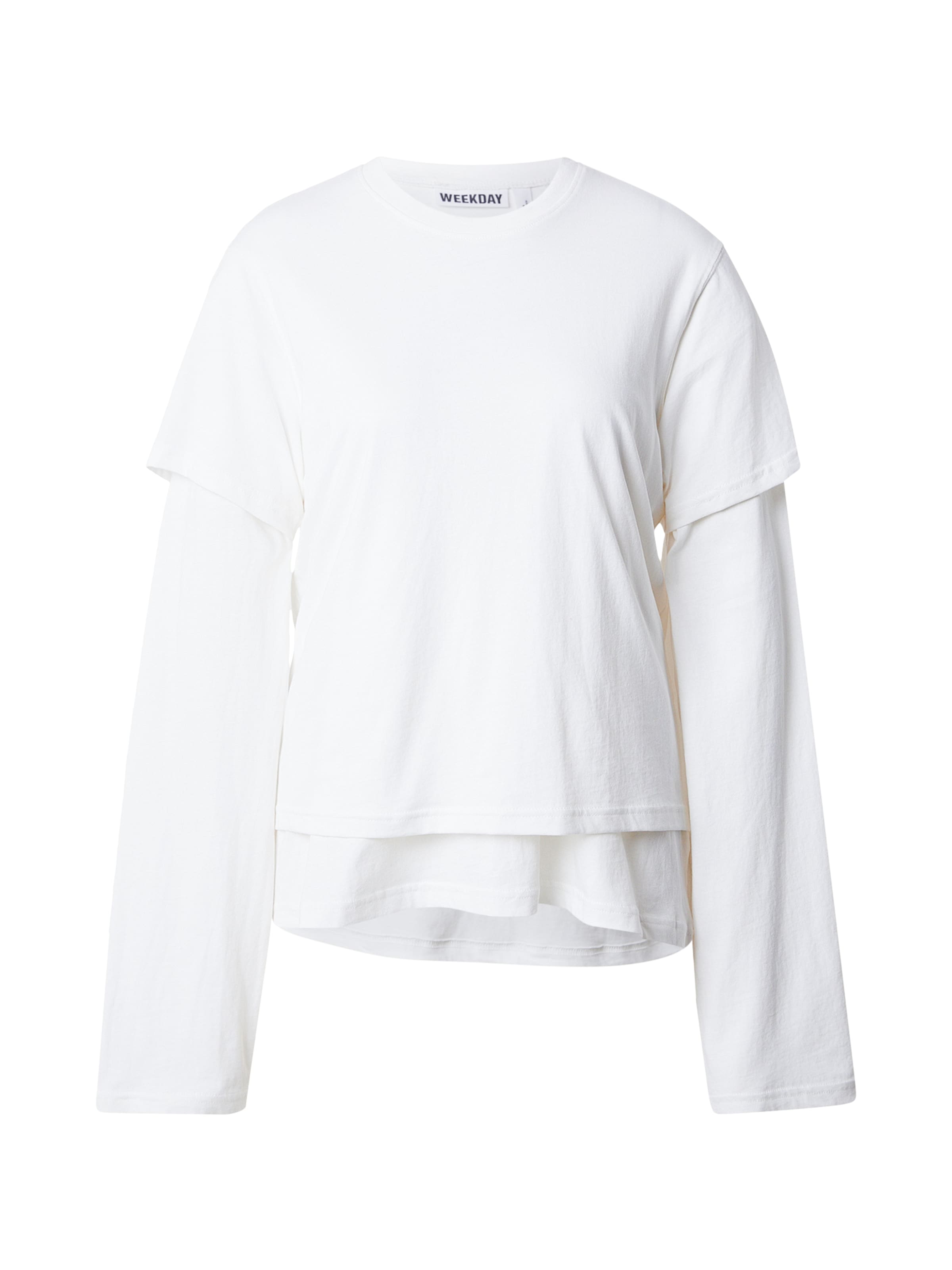 WEEKDAY Лонгслив в белом цвете
WEEKDAY Лонгслив в белом цвете