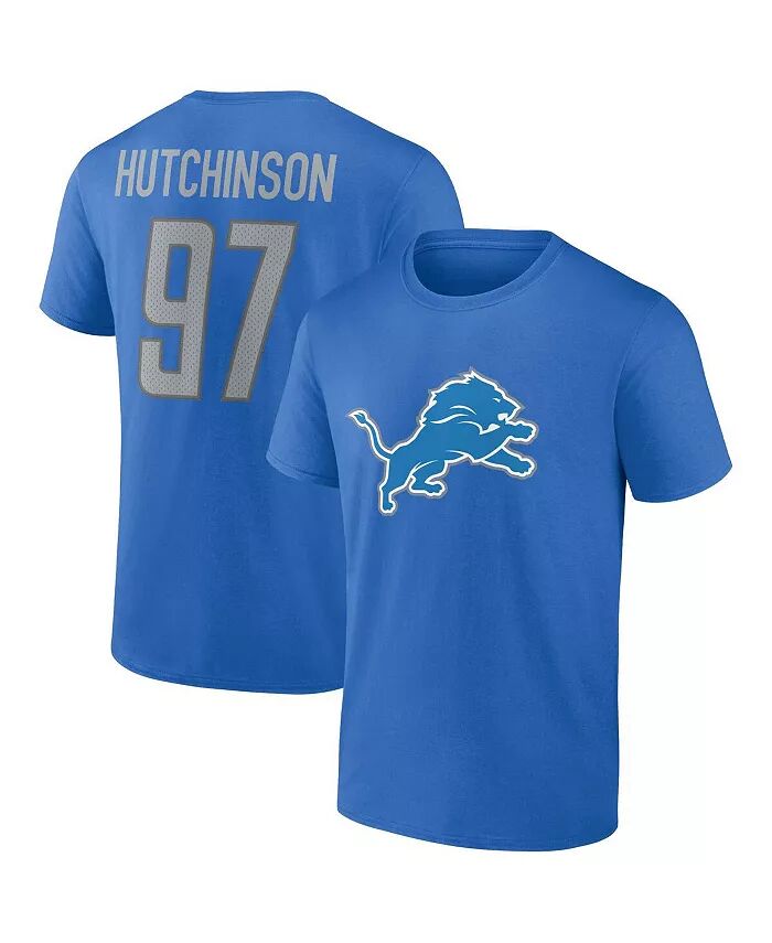 Мужская футболка с именем и номером игрока Aidan Hutchinson Blue Detroit Lions Fanatics
Мужская футболка с именем и номером игрока Aidan Hutchinson Blue Detroit Lions Fanatics