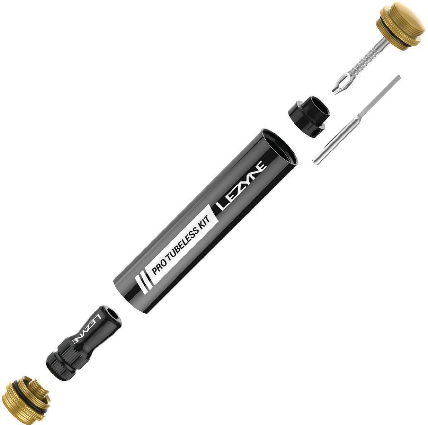 Профессиональный бескамерный комплект Lezyne, черный
Профессиональный бескамерный комплект Lezyne, черный