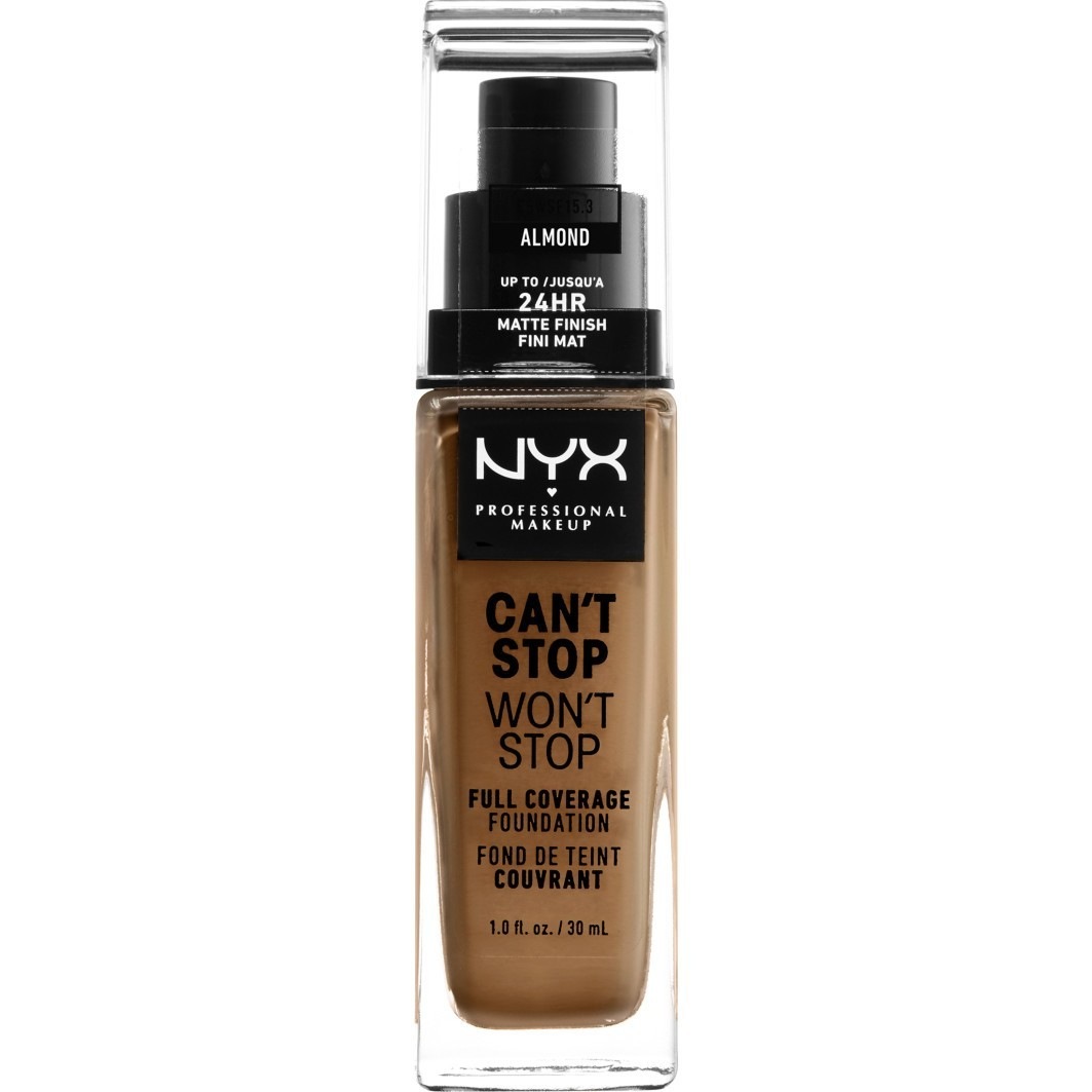 Тональный крем для лица wedding can't stop won't stop 24-hour Nyx Professional Makeup, nr. 15.3 - almond, объем 30 мл
Тональный крем для лица wedding can't stop won't stop 24-hour Nyx Professional Makeup, nr. 15.3 - almond, объем 30 мл