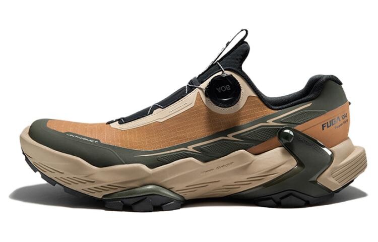 Кроссовки мужские DU BOA с низким верхом цвета медово-коричневый/зеленый Abyssal Kailas Fuga 
Кроссовки мужские DU BOA с низким верхом цвета медово-коричневый/зеленый Abyssal Kailas Fuga