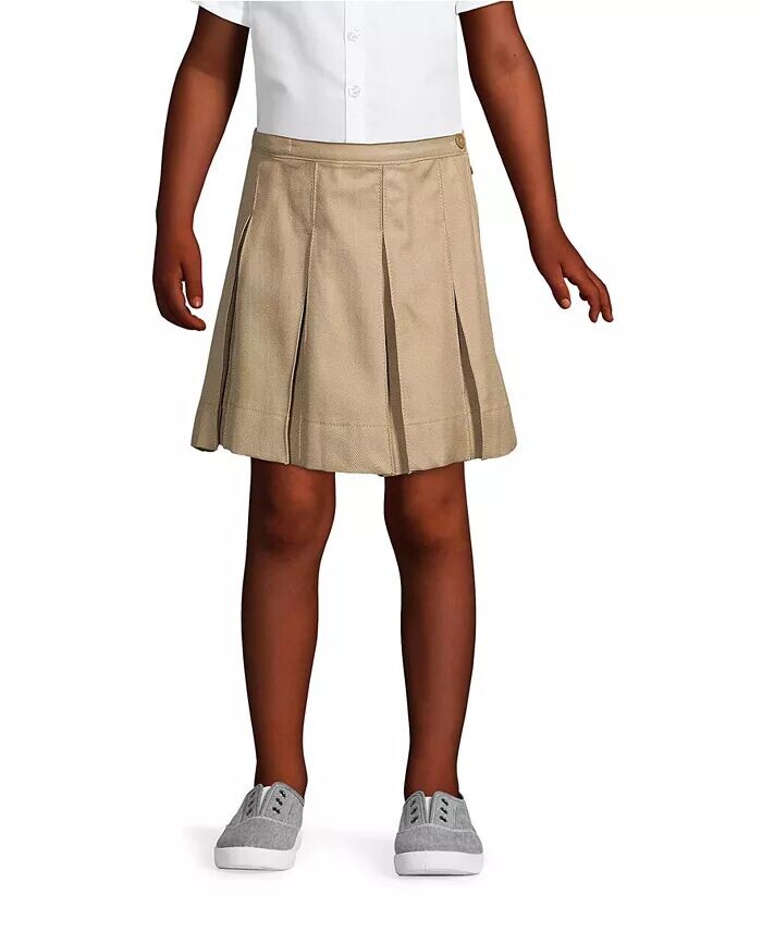 Юбка-коробка для больших девочек выше колена Lands' End, коричневый/бежевый
Юбка-коробка для больших девочек выше колена Lands' End, коричневый/бежевый