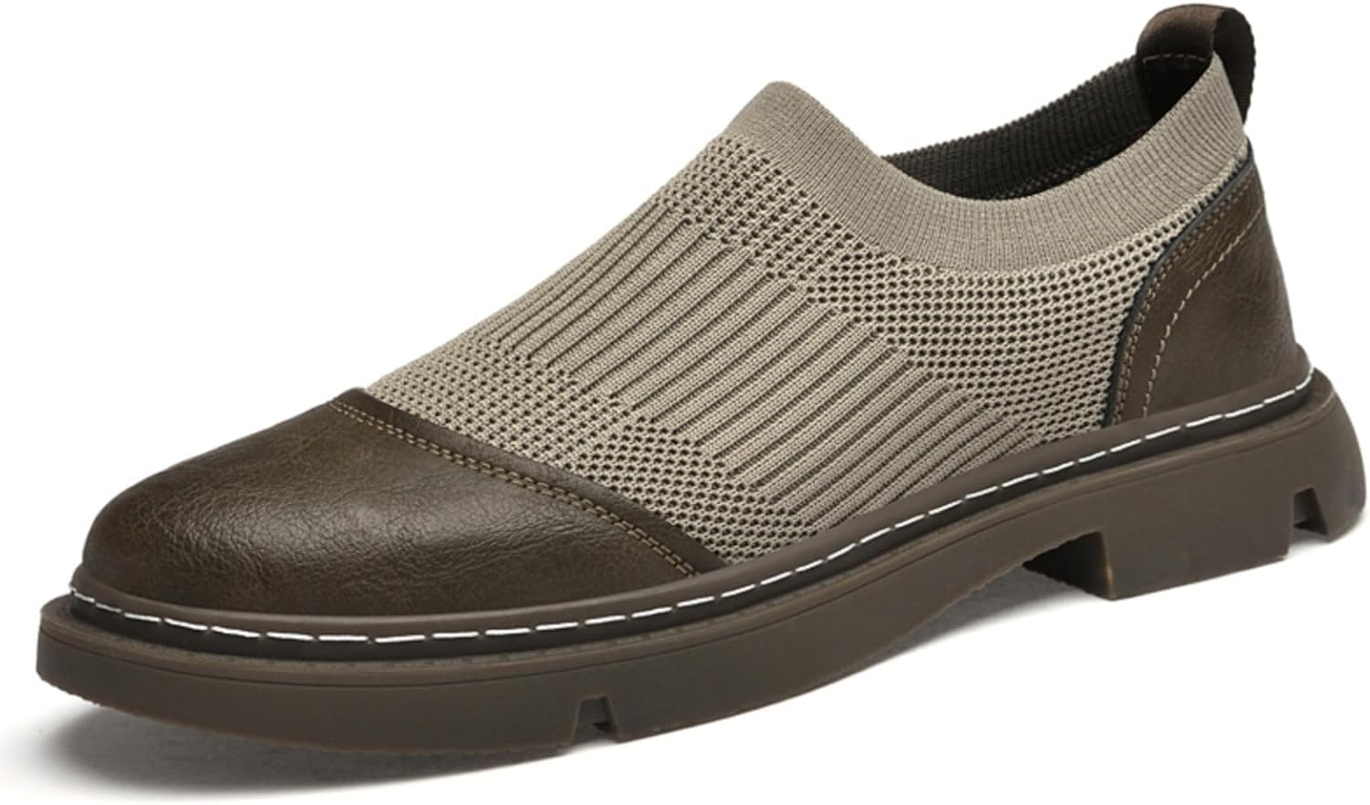 Мужские дышащие слипоны - кожаный носок и вязаный верх, повседневные лоферы, легкие кроссовки для ходьбы с гибкой подошвой-подушкой для ежедневного ношения (черный/коричневый/серый) Kelibasi
Мужские дышащие слипоны - кожаный носок и вязаный верх, повседневные лоферы, легкие кроссовки для ходьбы с гибкой подошвой-подушкой для ежедневного ношения (черный/коричневый/серый) Kelibasi