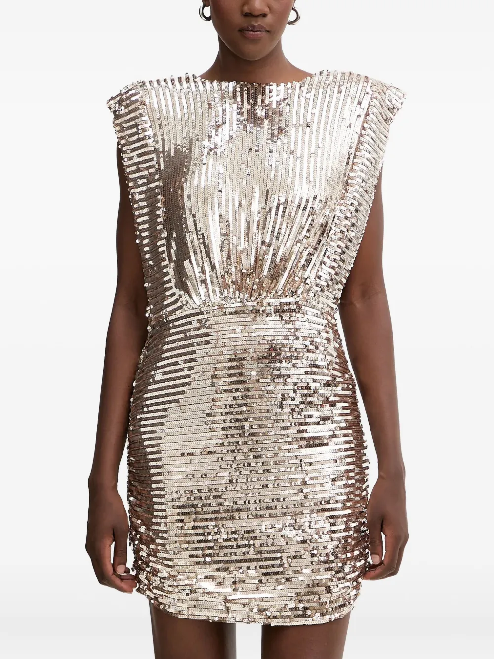 Мини-платье, украшенное пайетками Boss, золотистый
Мини-платье, украшенное пайетками Boss, золотистый