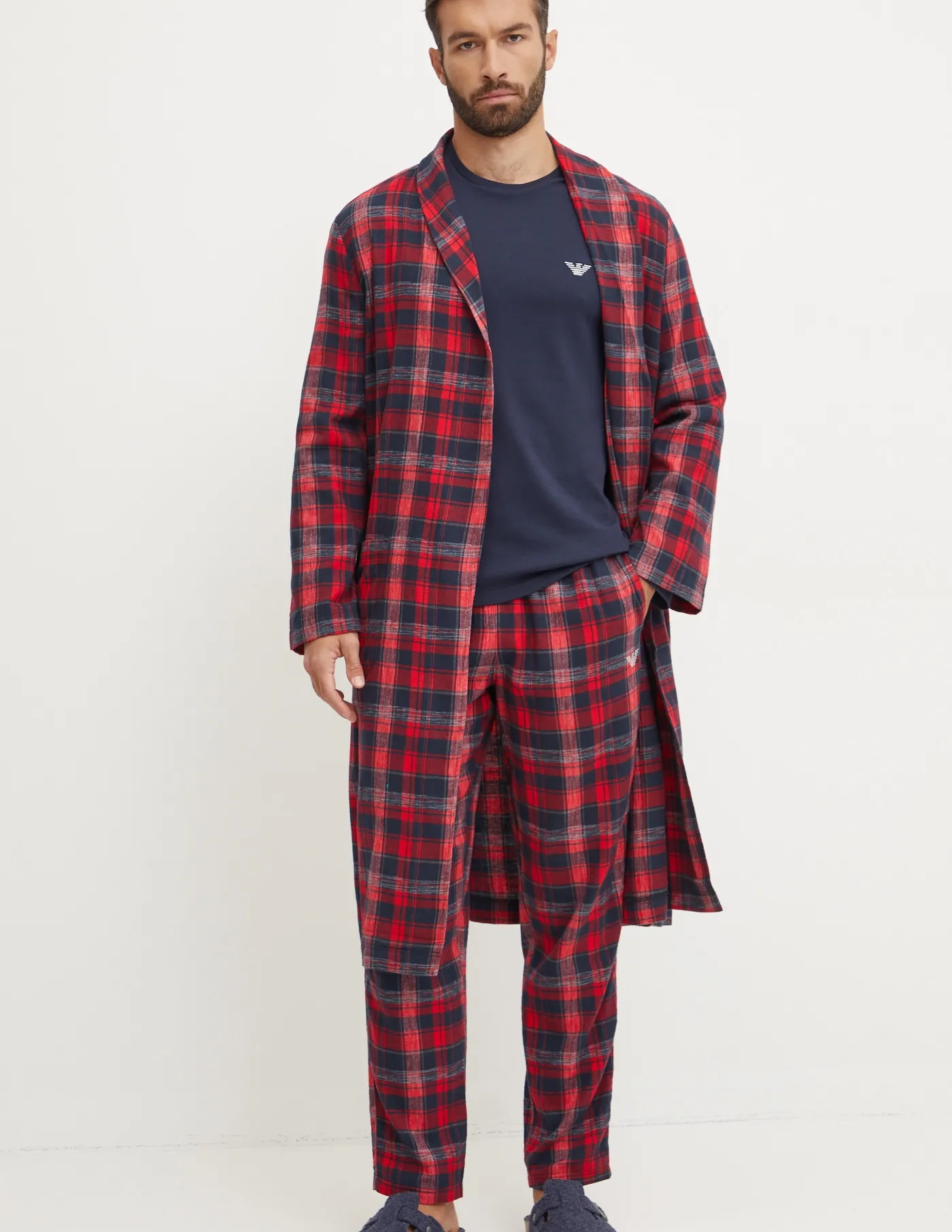 Хлопковый халат Emporio Armani Underwear, красный
Хлопковый халат Emporio Armani Underwear, красный