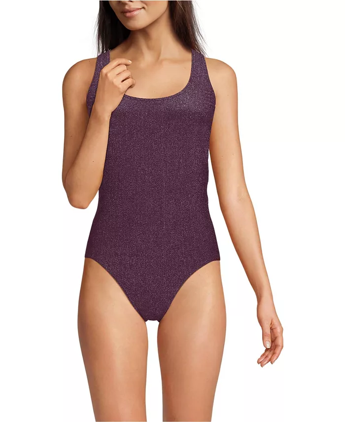 Женский устойчивый к хлору цельный купальник Shine X-Back с высоким разрезом, мягкими чашками и без затяжек Lands' End, красный
Женский устойчивый к хлору цельный купальник Shine X-Back с высоким разрезом, мягкими чашками и без затяжек Lands' End, красный