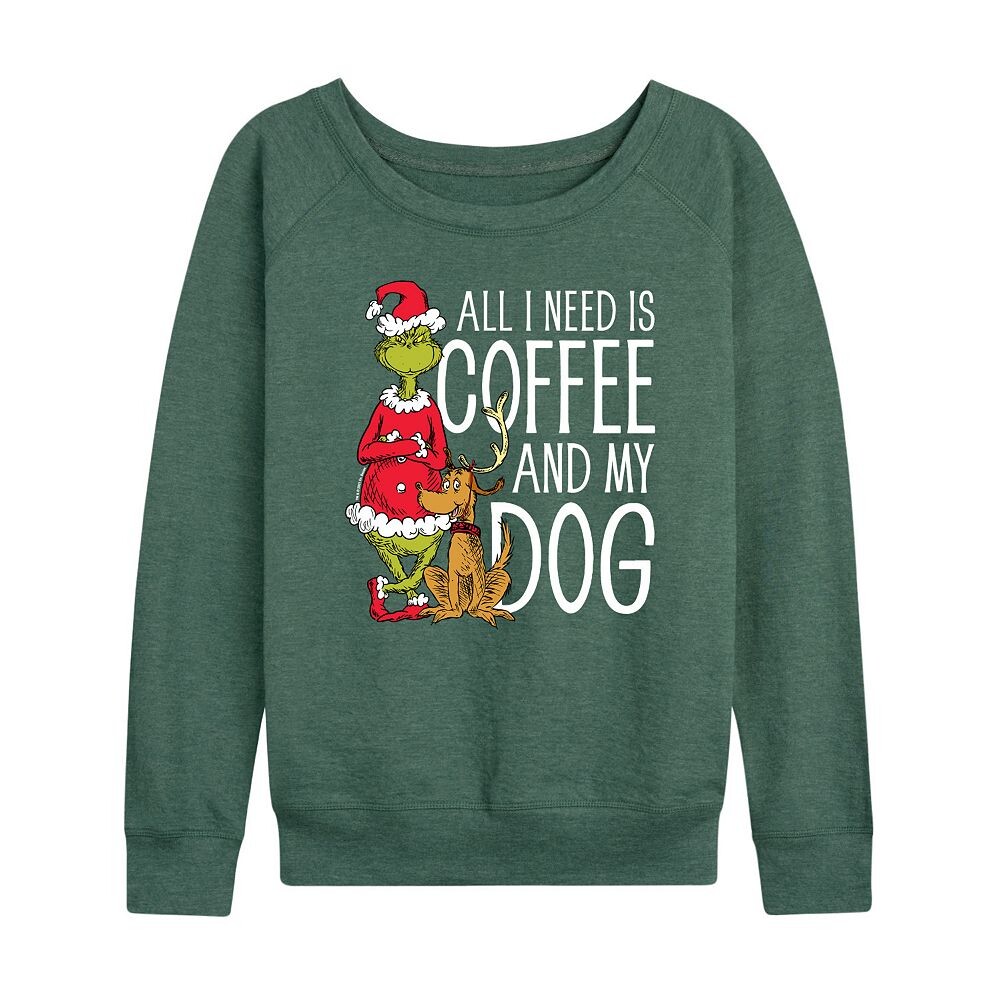 Женский легкий свитшот из френч-терри Dr. Seuss Grinch All I Need Is Coffee Licensed Character, цвет Heather Green
Женский легкий свитшот из френч-терри Dr. Seuss Grinch All I Need Is Coffee Licensed Character, цвет Heather Green
