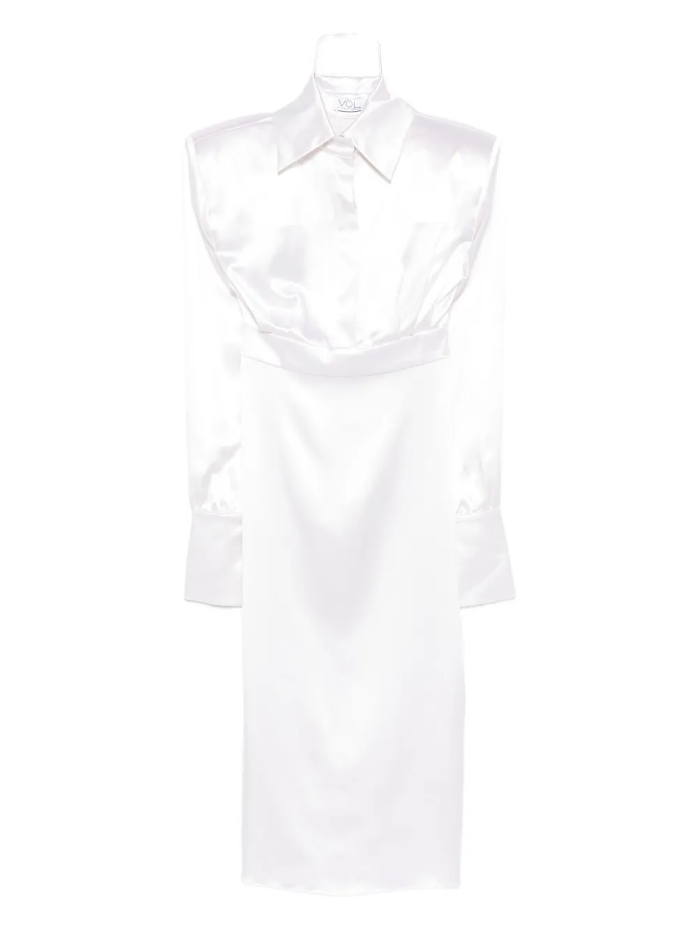 Платье миди с подкладкой на плечах Vestiaire d'un Oiseau Libre, белый
Платье миди с подкладкой на плечах Vestiaire d'un Oiseau Libre, белый