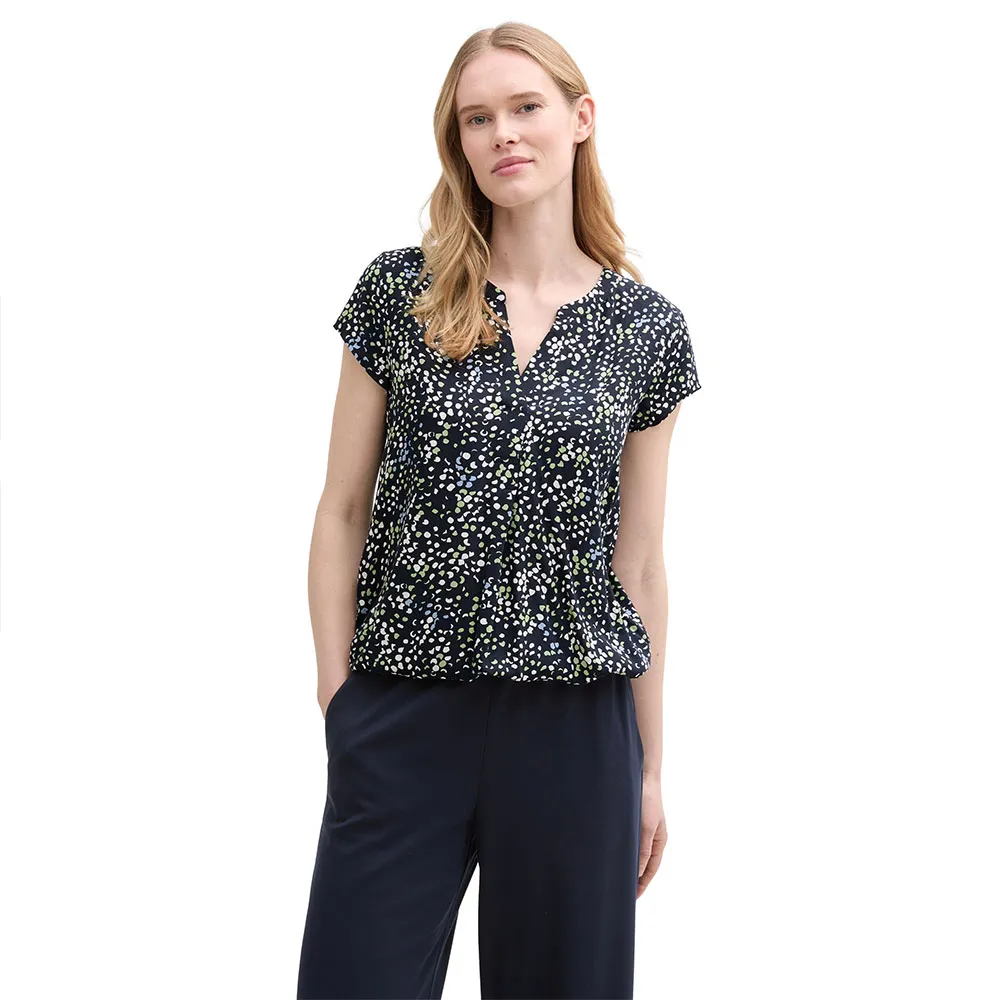 Блузка с коротким рукавом Tom Tailor 1045238, синий
Блузка с коротким рукавом Tom Tailor 1045238, синий