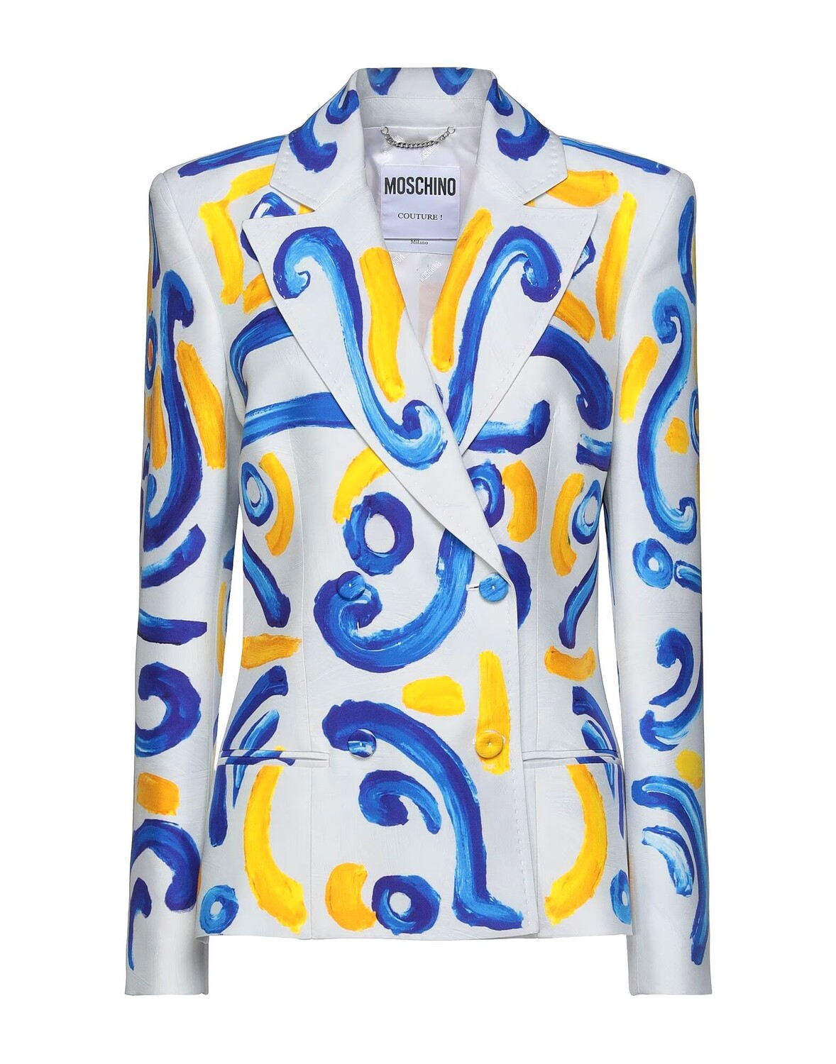 Блейзер Moschino, белый 
Блейзер Moschino, белый