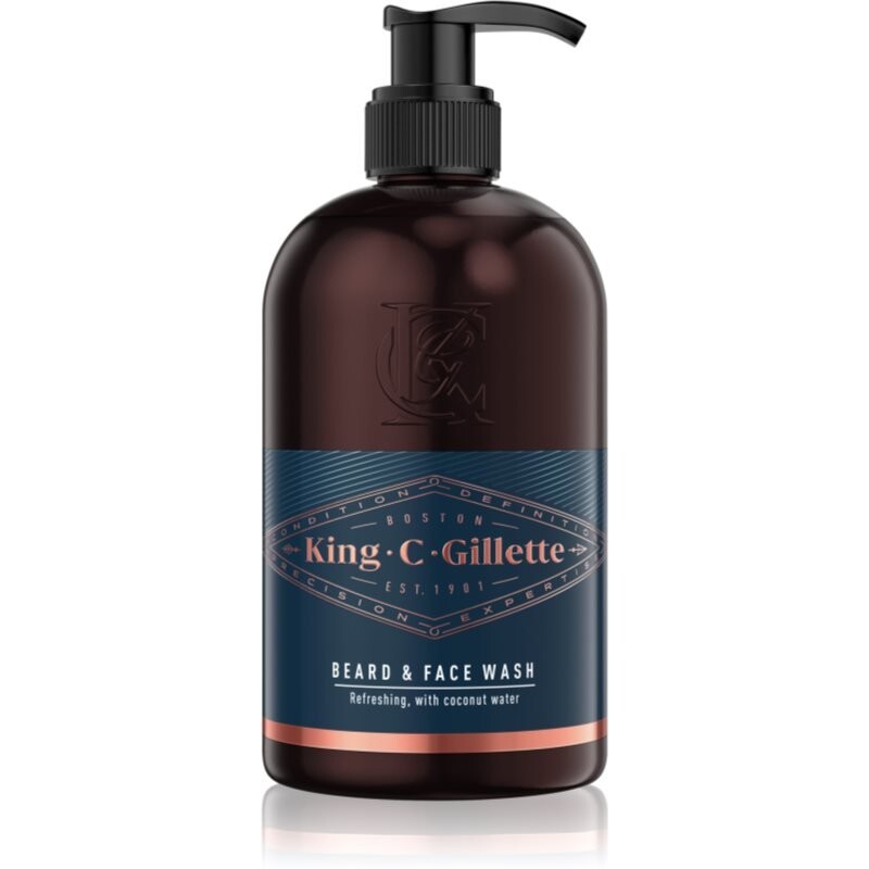 King C. Gillette Beard & Face Wash шампунь для бороды 350 мл
King C. Gillette Beard & Face Wash шампунь для бороды 350 мл
