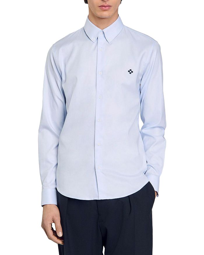 Кросс-Пэтч Рубашка Sandro, синий
Кросс-Пэтч Рубашка Sandro, синий