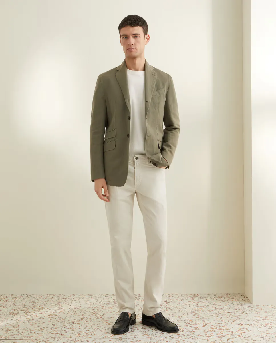 Мужская куртка в ёлочку Emidio Tucci, зеленый
Мужская куртка в ёлочку Emidio Tucci, зеленый