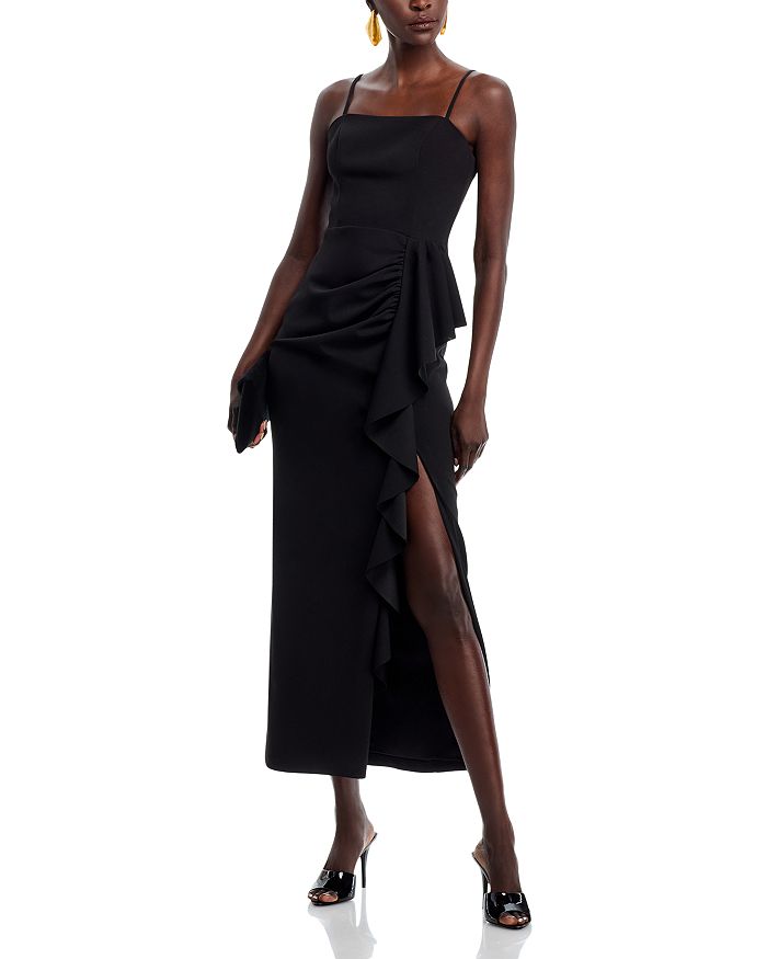 Платье с рюшами - Exclusive AQUA, черный
Платье с рюшами - Exclusive AQUA, черный