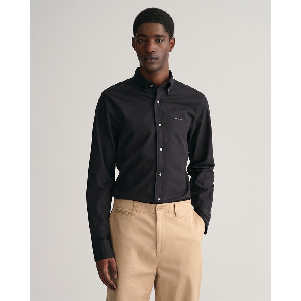 Рубашка Gant Slim Pinpoint Oxford, черный
Рубашка Gant Slim Pinpoint Oxford, черный