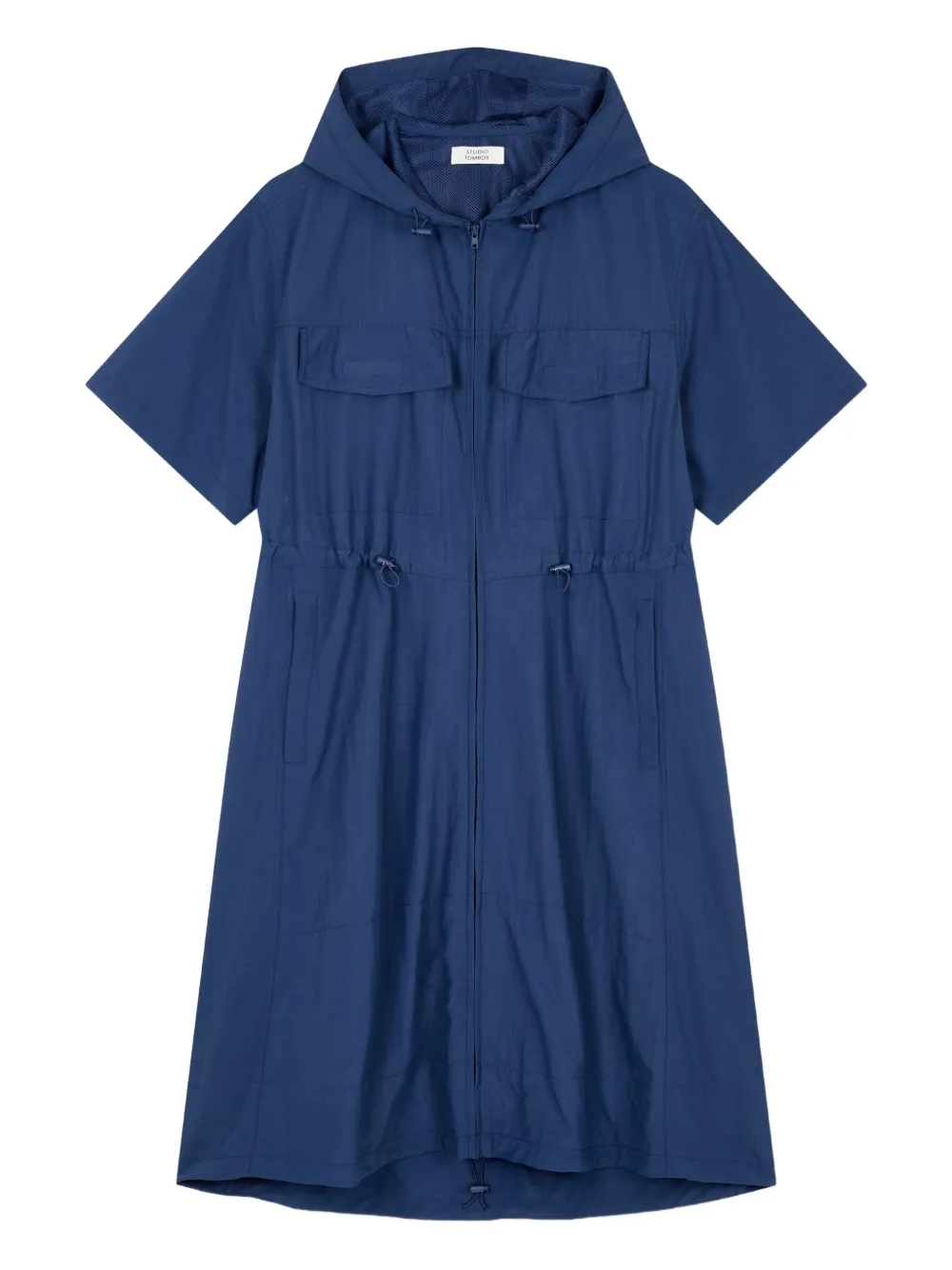 Мини-платье с капюшоном и короткими рукавами STUDIO TOMBOY, синий
Мини-платье с капюшоном и короткими рукавами STUDIO TOMBOY, синий