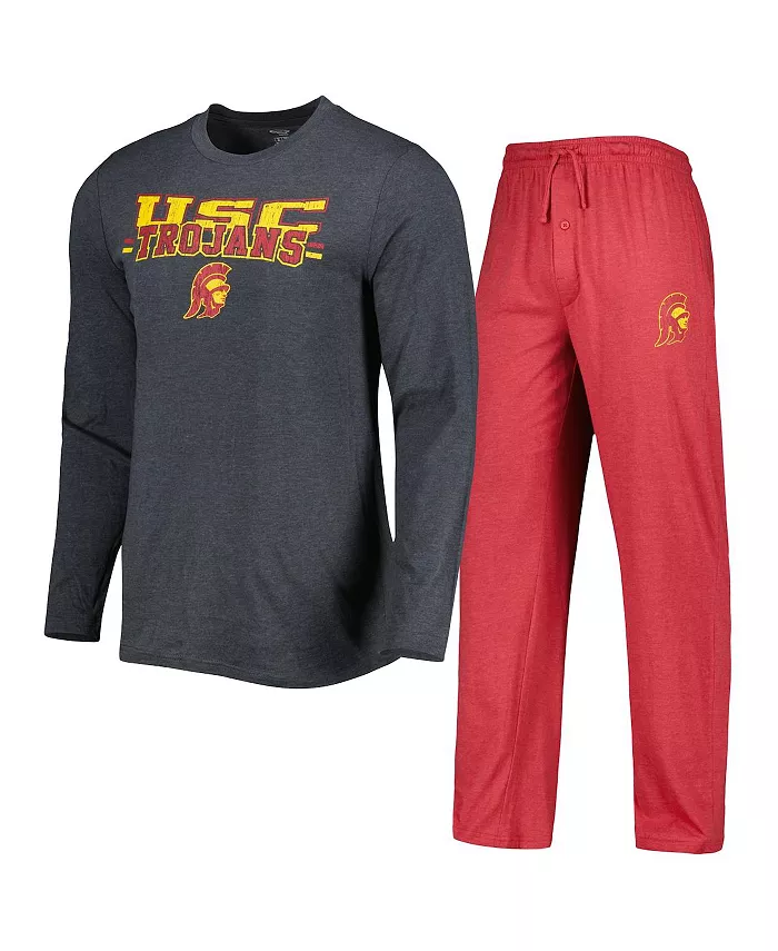 Мужской комплект для сна USC Trojans Cardinal, Charcoal: футболка с длинным рукавом и брюки Concepts Sport
Мужской комплект для сна USC Trojans Cardinal, Charcoal: футболка с длинным рукавом и брюки Concepts Sport