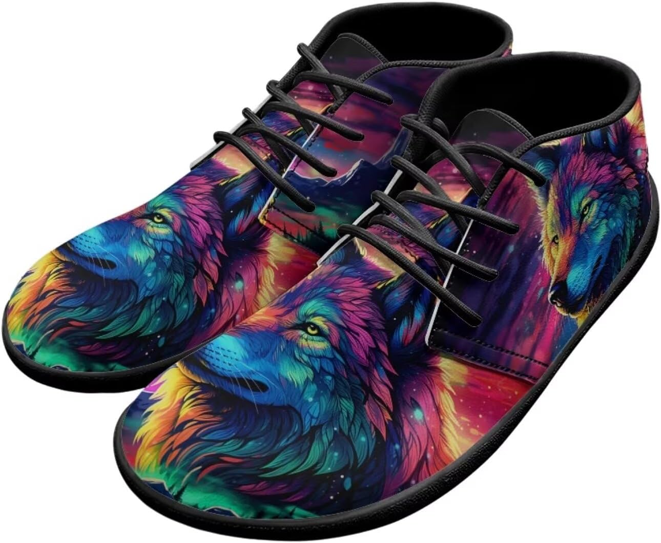 Кожаные мужские кроссовки Forchrinse White Horse с красивым небом, для повседневной ходьбы и вождения, повседневные кожаные шнурованные туфли, средние ботинки Чукка, легкие, Watercolor Wolf
Кожаные мужские кроссовки Forchrinse White Horse с красивым небом, для повседневной ходьбы и вождения, повседневные кожаные шнурованные туфли, средние ботинки Чукка, легкие, Watercolor Wolf