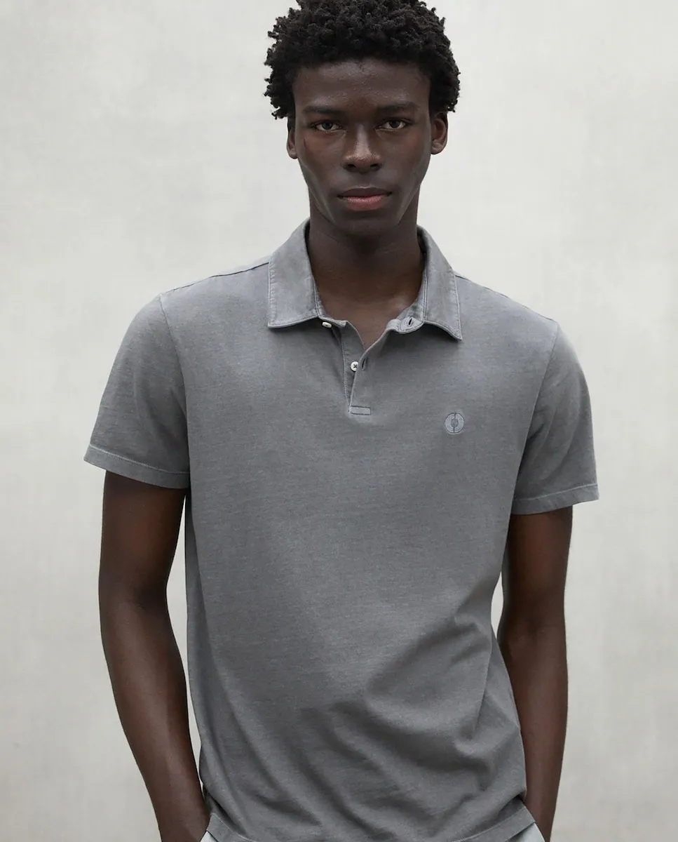 Мужская поло с коротким рукавом и воротником на пуговицах Ecoalf, темно-серый
Мужская поло с коротким рукавом и воротником на пуговицах Ecoalf, темно-серый