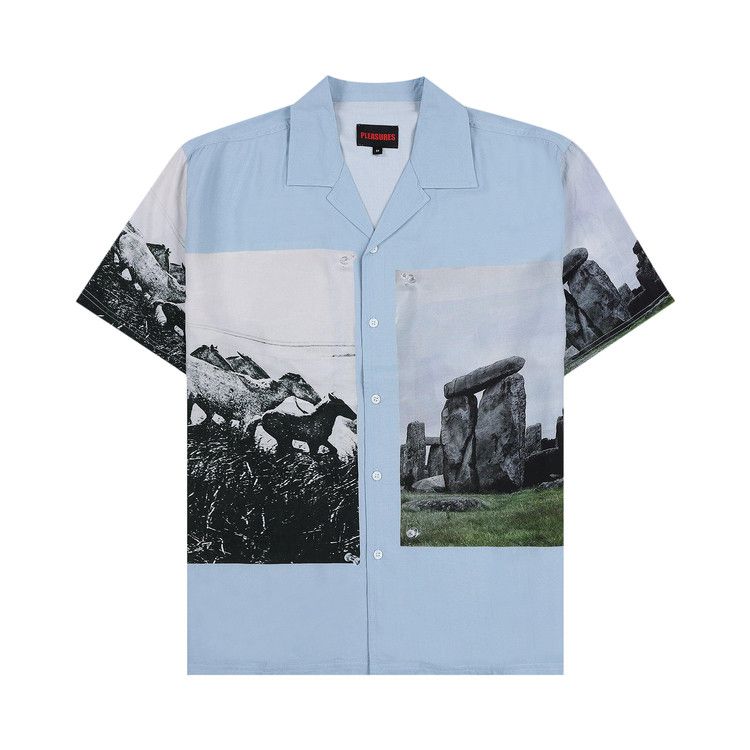 Рубашка Pleasures Stone Horse Button Down Shirt, Blue
Рубашка Pleasures Stone Horse Button Down Shirt, Blue
