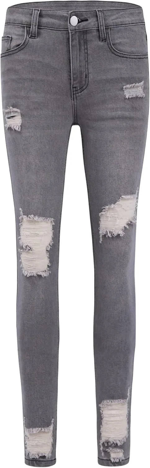 Женские джинсы с высокой посадкой Ripped Skinny Stretch
Женские джинсы с высокой посадкой Ripped Skinny Stretch