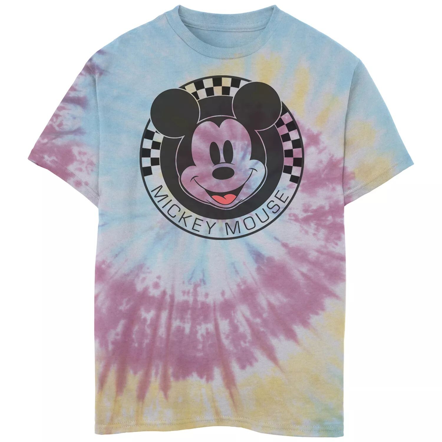 Футболка с изображением Микки Мауса в клетку для мальчиков 8–20 лет Disney's Tie Dye Licensed Character 
Футболка с изображением Микки Мауса в клетку для мальчиков 8–20 лет Disney's Tie Dye Licensed Character