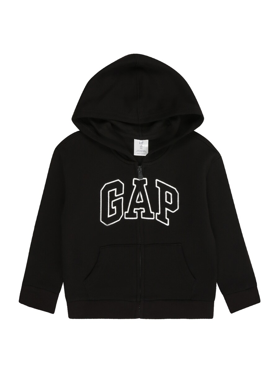 Толстовка с капюшоном на молнии GAP, черный
Толстовка с капюшоном на молнии GAP, черный