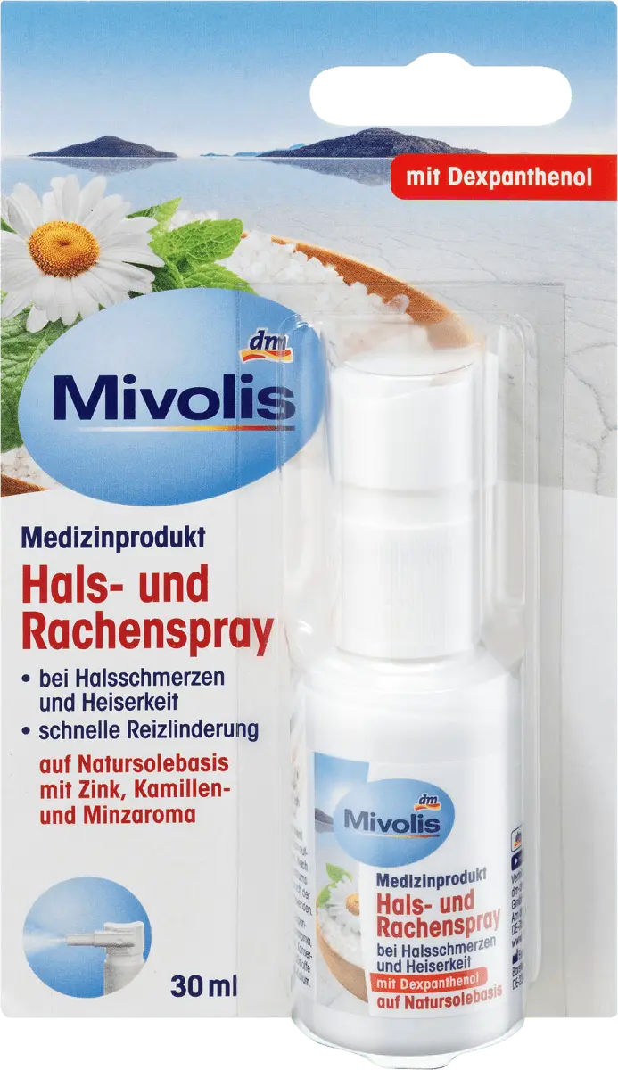 Спрей для шеи и горла 30мл Mivolis
Спрей для шеи и горла 30мл Mivolis