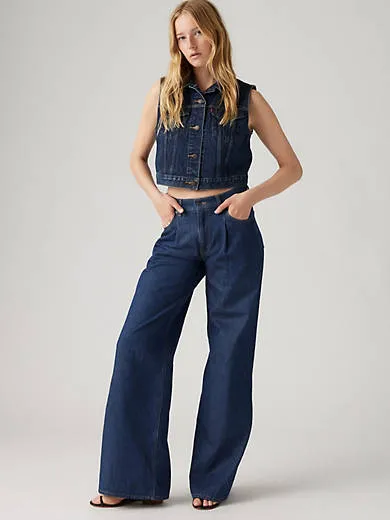 Широкие женские джинсы мешковатые папы Levi's, цвет Let's Get Lost Again - Dark Wash
Широкие женские джинсы мешковатые папы Levi's, цвет Let's Get Lost Again - Dark Wash