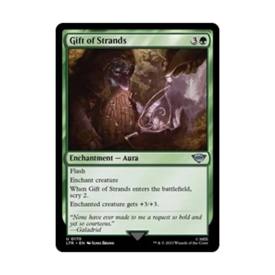 CCG Дар нитей (U), MTG - Universes Beyond: Lord of the Rings
CCG Дар нитей (U), MTG - Universes Beyond: Lord of the Rings