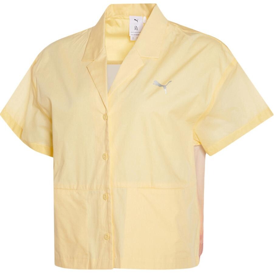 Рубашка женская желто-кремовая Puma 
Рубашка женская желто-кремовая Puma