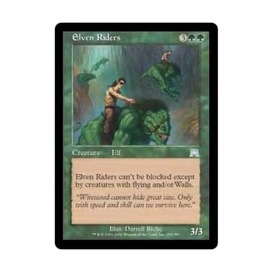 CCG Эльфийские всадники (U) (фольга), MTG - Onslaught
CCG Эльфийские всадники (U) (фольга), MTG - Onslaught